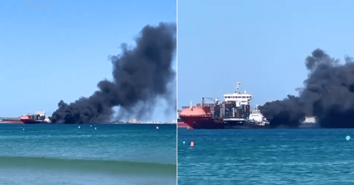 Burning Vessel