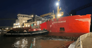 Freighter Runs Aground In Cuyahoga River, Blocks Traffic For Several Hours