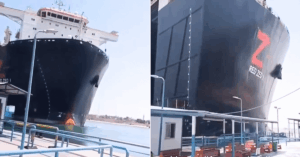  Video: Chinese Ship Veers Off Course In Suez Canal, Scrapes Dock After Steering Failure