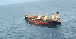 Underwater Salvage Begins To Stop Oil Leak From Sunken MSC Elsa 3 Off Kerala Coast
