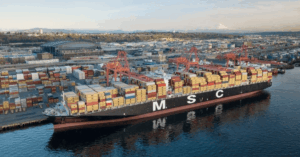 World’s Largest Container Ship Drifts Off Vizhinjam Port Due to Congestion