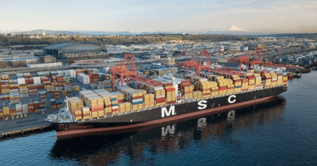 MSC Container ship