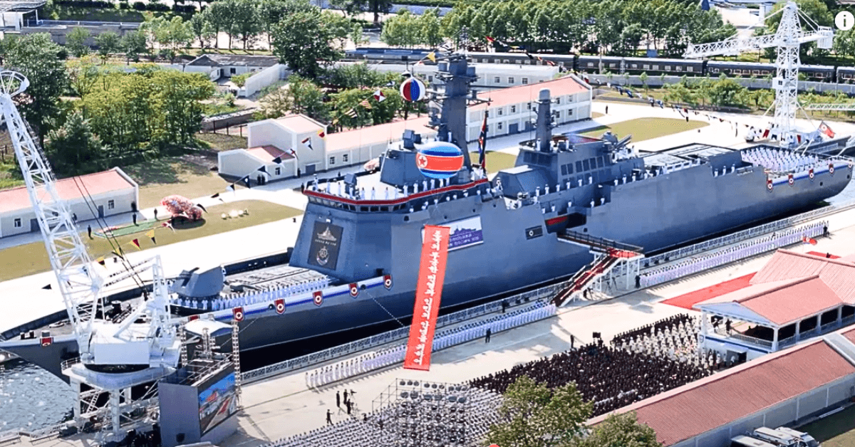 North Korea Frigate