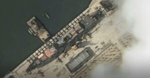 North Korea Raises Capsized Destroyer Upright After Embarrassing Mishap
