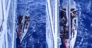 Video: Greek Ferry Rescues 75 Migrants From Distressed Sailboat Off Karpathos