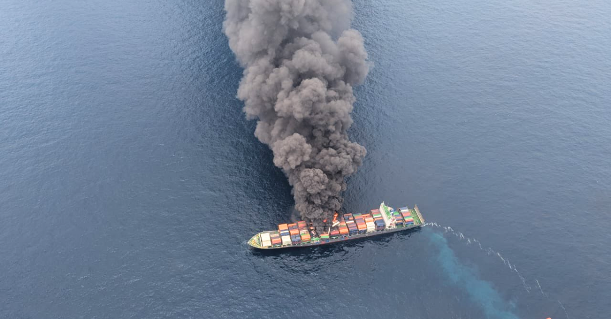 burning ship