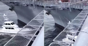 Watch: Drunk Boater Rams Famed USS Midway, Arrested For Hit-and-Run