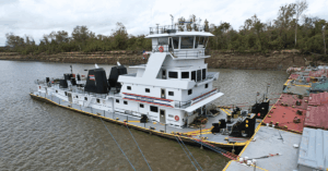 Pilot On Phone Crashes Tow Into Moored Barges On Mississippi River, Says NTSB