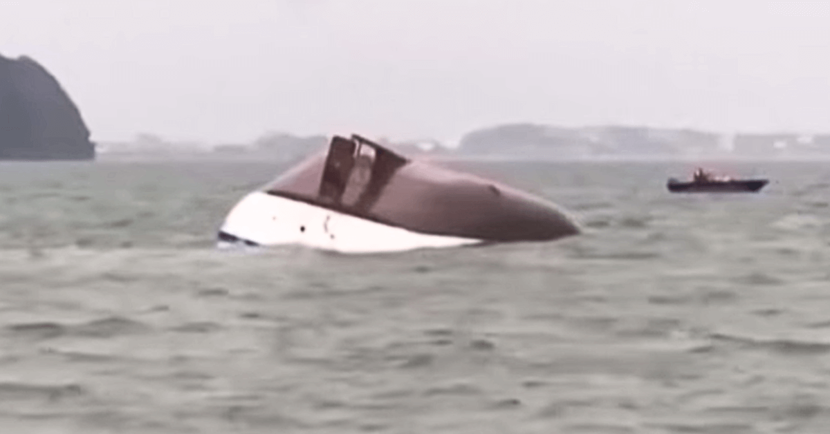 Capsized Boat
