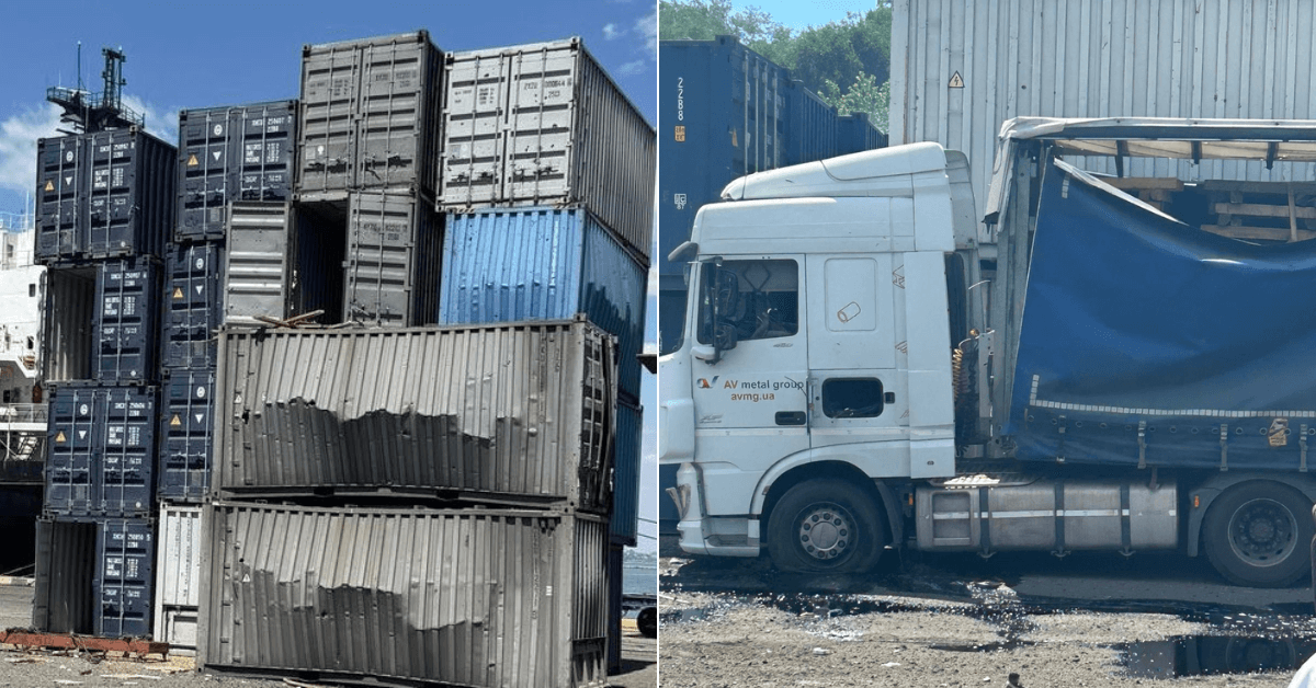 Damaged Container