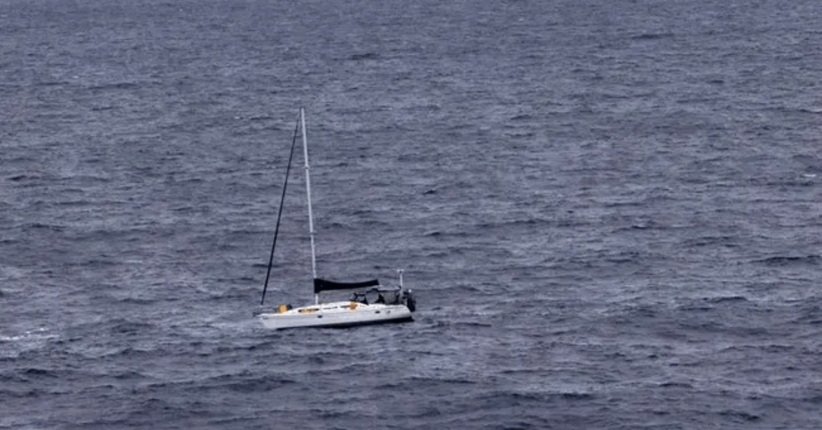 Disabled sailing vessel