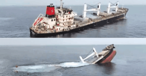 Video: Houthis Sink Second Ship In A Week & Kidnap Its Surviving Crew