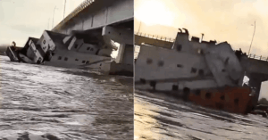 Video: Towboat Partially Sinks After Crashing Into Magdalena River Bridge