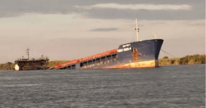 Ukraine Sinks Russian Cargo Ship Carrying Iranian Drones At Port Of Olya