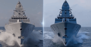 Indian Navy Commissions Stealth Frigates Udaygiri & Himgiri In Historic Ceremony