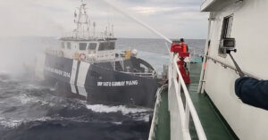 Chinese, Philippine Ships Collide In Scarborough Shoal Standoff, Filipino Crew Injured