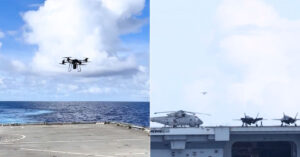 In Historic First, Royal Navy Drone Delivers Supplies Between Warships