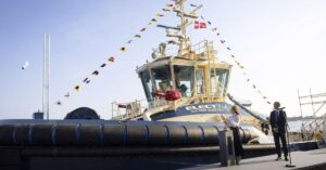 Queen Mary Names Denmark’s First Electric Tugboat ‘Svitzer Ingrid’