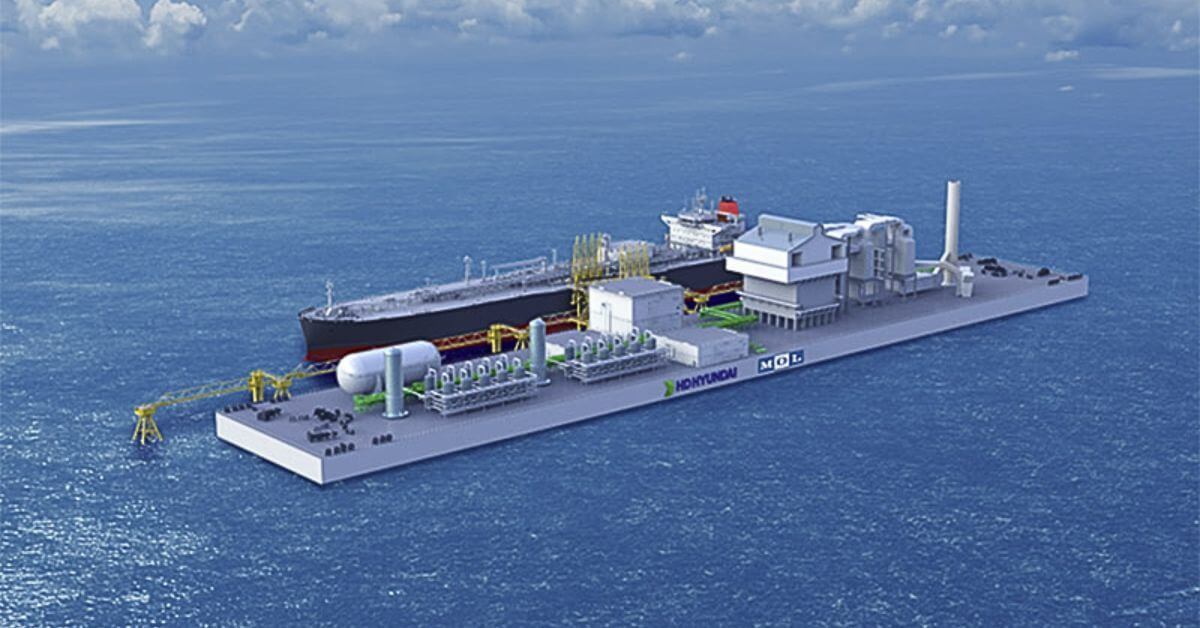 Floating Ammonia Cracker Unit