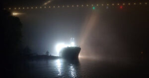 Cargo Ship Refloated After Running Aground Near Svinesund Bridge