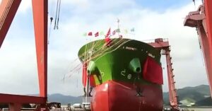 World’s First Methanol-Powered Chemical Bunker Tanker Launched In China