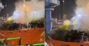 Oil Tanker Explosion At Indonesia's Batam Shipyard Kills 10 & Injures Over 20