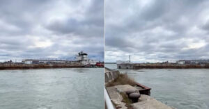 Watch: Freighter Carrying 18000 Tons Of Stone Runs Aground In Detroit River
