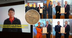 Officer Lee Tae Young Wins IMO Bravery Award For Saving 12 Crew Members