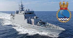 Indian Navy Unveils Crest Of Its First Mahe-Class ASW Vessel Ahead Of Commissioning