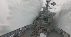 Footage Captures Moment Torpedo Struck Frigate & Sank It Within Minutes