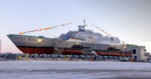 U.S. Shipyard Launches Saudi Arabia’s First MMSC Frigate "HMS Saud"