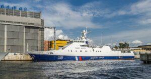 Ukraine Strikes Russian Patrol Ship And Lukoil Oil Rig In Caspian Sea