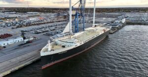 World’s Largest Wind-Powered Ro-Ro Vessel Makes Landmark Call At Port Of Baltimore