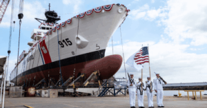 Austal USA Lays Keel For First Heritage-Class Offshore Patrol Cutter For U.S. Coast Guard