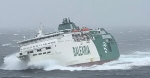 Storm Emilia Forces Ro-Ro Ferry Back To Algeciras, Lower Deck Vehicles Suffer Extensive Damage