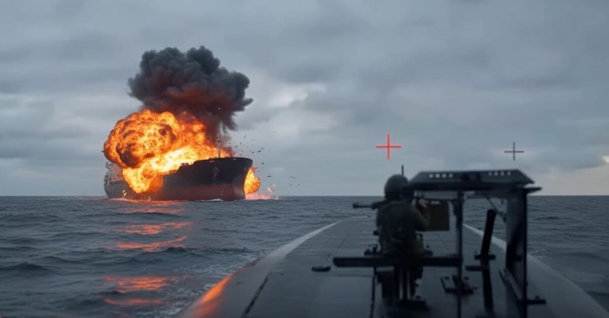 ship explosion