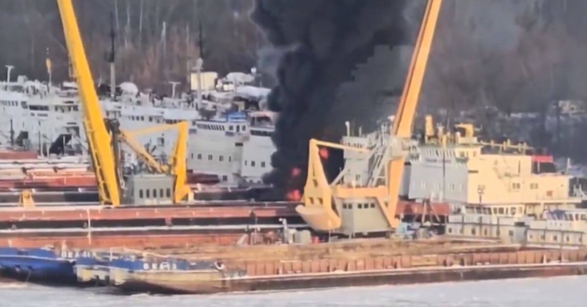 ship fire