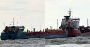 Two Tankers Disentangled Off Istanbul After Anchor Chain Incident Caused By Strong Winds