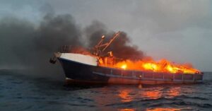 21 Fishermen Rescued After Fishing Vessel Catches Fire Off South Africa