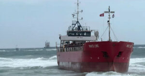 Video: Cargo Ship Runs Aground Off Turkey’s Sea Of Marmara Coast