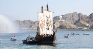 Indian Navy Stitched Sailing Vessel ‘INSV Kaundinya’ Completes Maiden Voyage To Muscat