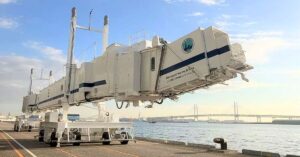 MHI-TC Delivers First Mobile Marine Boarding Bridge To Yokohama Port