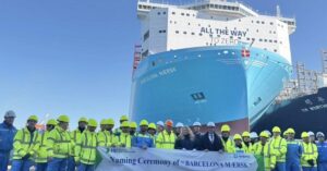 Barcelona Mærsk's Delivery Completes The Company's Landmark Methanol Ship Series