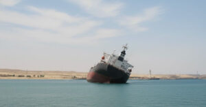 Cargo Vessel Rescued After Developing Dangerous List Near Suez Canal