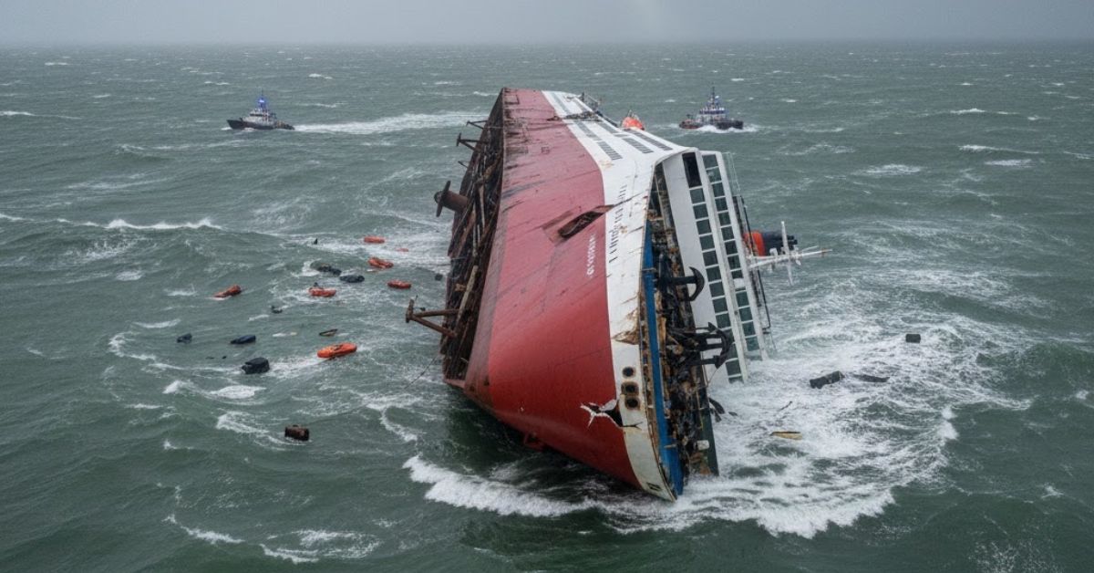 capsized ferry