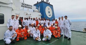 US Coast Guard Coordinates Rescue Of 27 Mariners After Vessel Catches Fire In Pacific Ocean