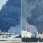 Video: Massive Fire Breaks Out After Ukrainian Drone Attack On Russia’s Kaleikino Oil Pumping Station